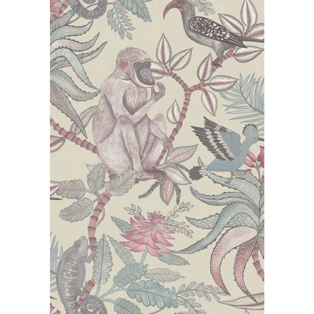 Savuti Stone Neutral by Cole & Son Designer Wallcovering COLE & SON ARDMORE PAPER - 100% United Kingdom Horizontal: 20.5 and Vertical: 30 20.5 - Swanky Fabrics -