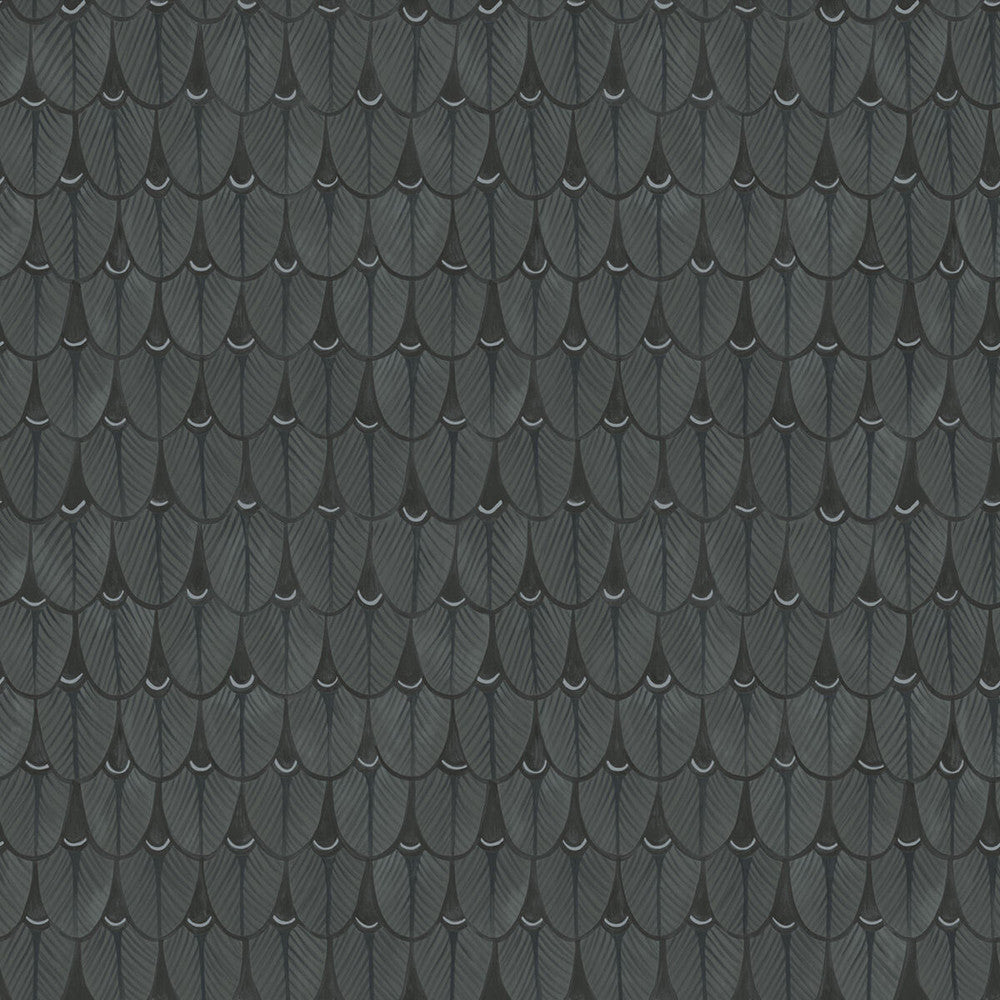Narina Charcoal by Cole & Son Designer Wallcovering COLE & SON ARDMORE PAPER - 100% United Kingdom Horizontal: and Vertical: 20.5 20.5 - Swanky Fabrics -