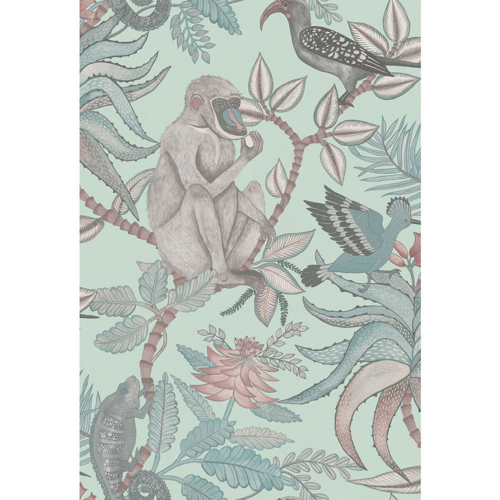 Savuti Duck Egg by Cole & Son Designer Wallcovering COLE & SON ARDMORE PAPER - 100% United Kingdom - Horizontal: 20.5 and Vertical: 30 20.5 - Swanky Fabrics -