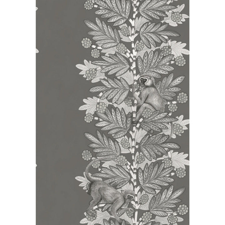 Acacia Charcoal & Silver by Cole & Son Designer Wallcovering COLE & SON ARDMORE PAPER - 100% United Kingdom - Horizontal: - and Vertical: 30 20.5 - Swanky Fabrics -