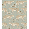 Cole & Son Wallpaper Leopard Walk Olive & White
