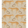 Cole & Son Wallpaper Leopard Walk Stone & Orange