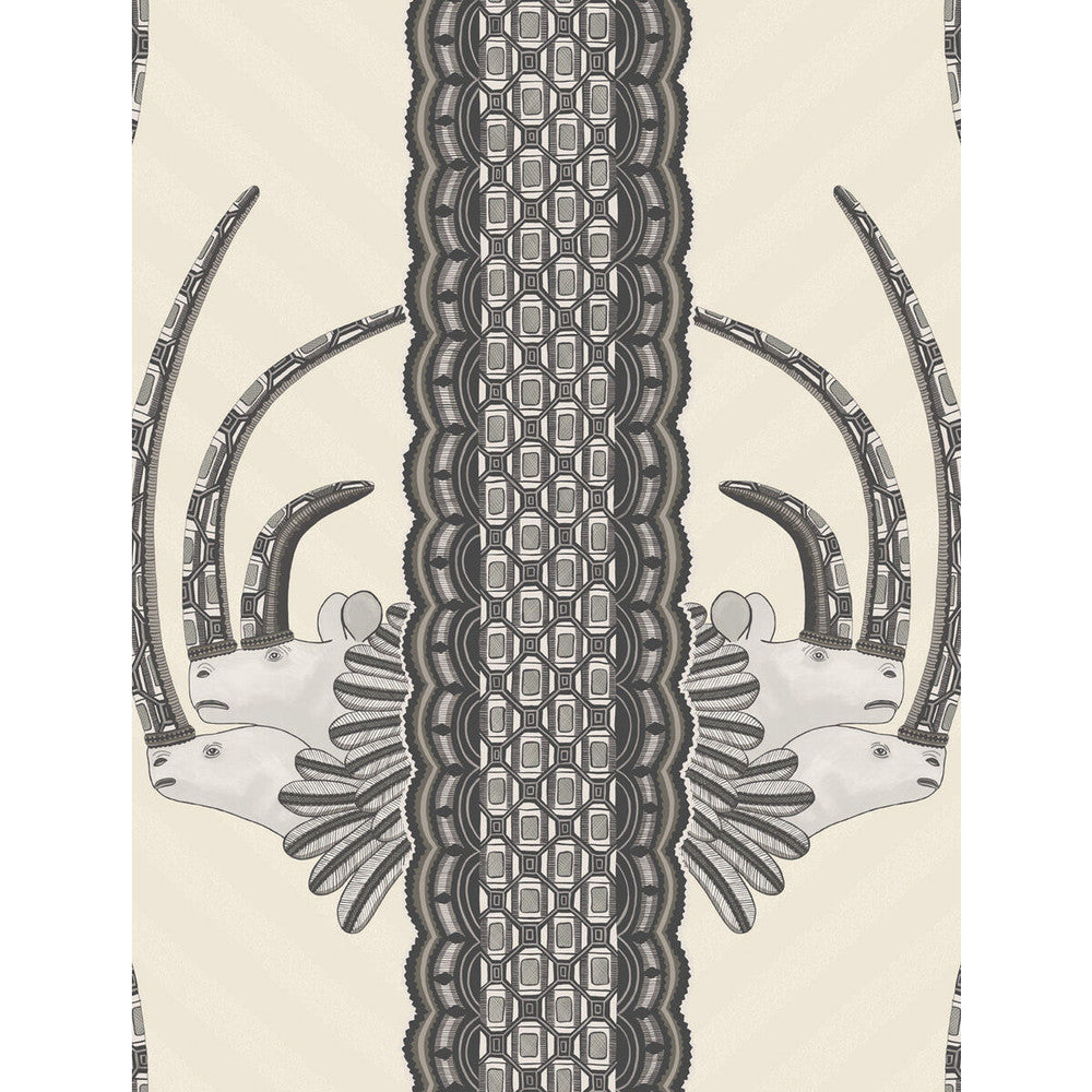 Jabu Black & White by Cole & Son Wallcovering Cole & Son Wallcovering Jabu Black & WhiteWallcovering COLE & SON ARDMORE PAPER - 100% United Kingdom </p><p>Repeat: H: , V: 27 20.5 - Fabric Carolina -