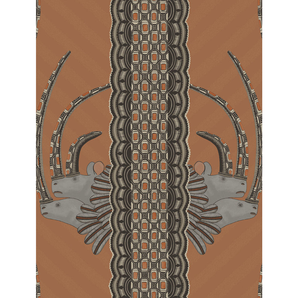 Jabu Tan by Cole & Son Wallcovering Cole & Son Wallcovering Jabu TanWallcovering COLE & SON ARDMORE PAPER - 100% United Kingdom </p><p>Repeat: H: , V: 27 20.5 - Fabric Carolina -
