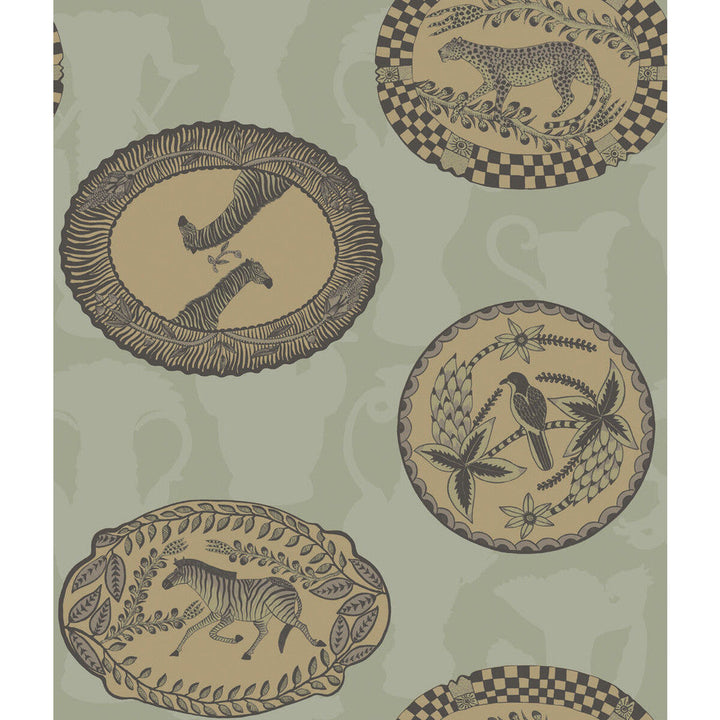Matrinah Old Olive by Cole & Son Wallcovering Cole & Son Wallcovering Matrinah Old OliveWallcovering COLE & SON ARDMORE PAPER - 100% United Kingdom </p><p>Repeat: H: , V: 24 20.5 - Fabric Carolina -
