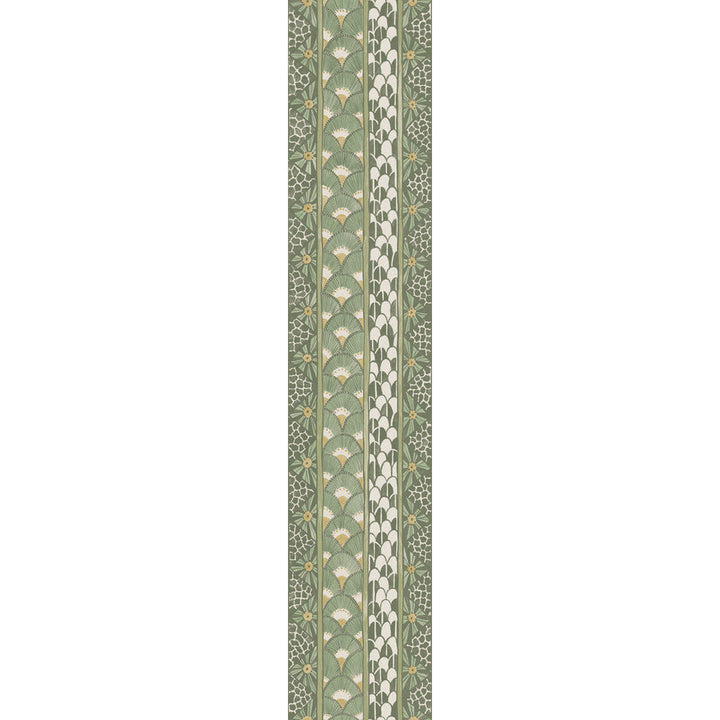 Ardmore Border Olive by Cole & Son Designer Wallcovering COLE & SON ARDMORE PAPER - 100% United Kingdom Horizontal: and Vertical: 20.5 4 - Swanky Fabrics -