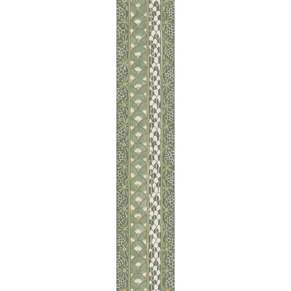 Ardmore Border Olive by Cole & Son Designer Wallcovering COLE & SON ARDMORE PAPER - 100% United Kingdom - Horizontal: - and Vertical: 20.5 4 - Swanky Fabrics -