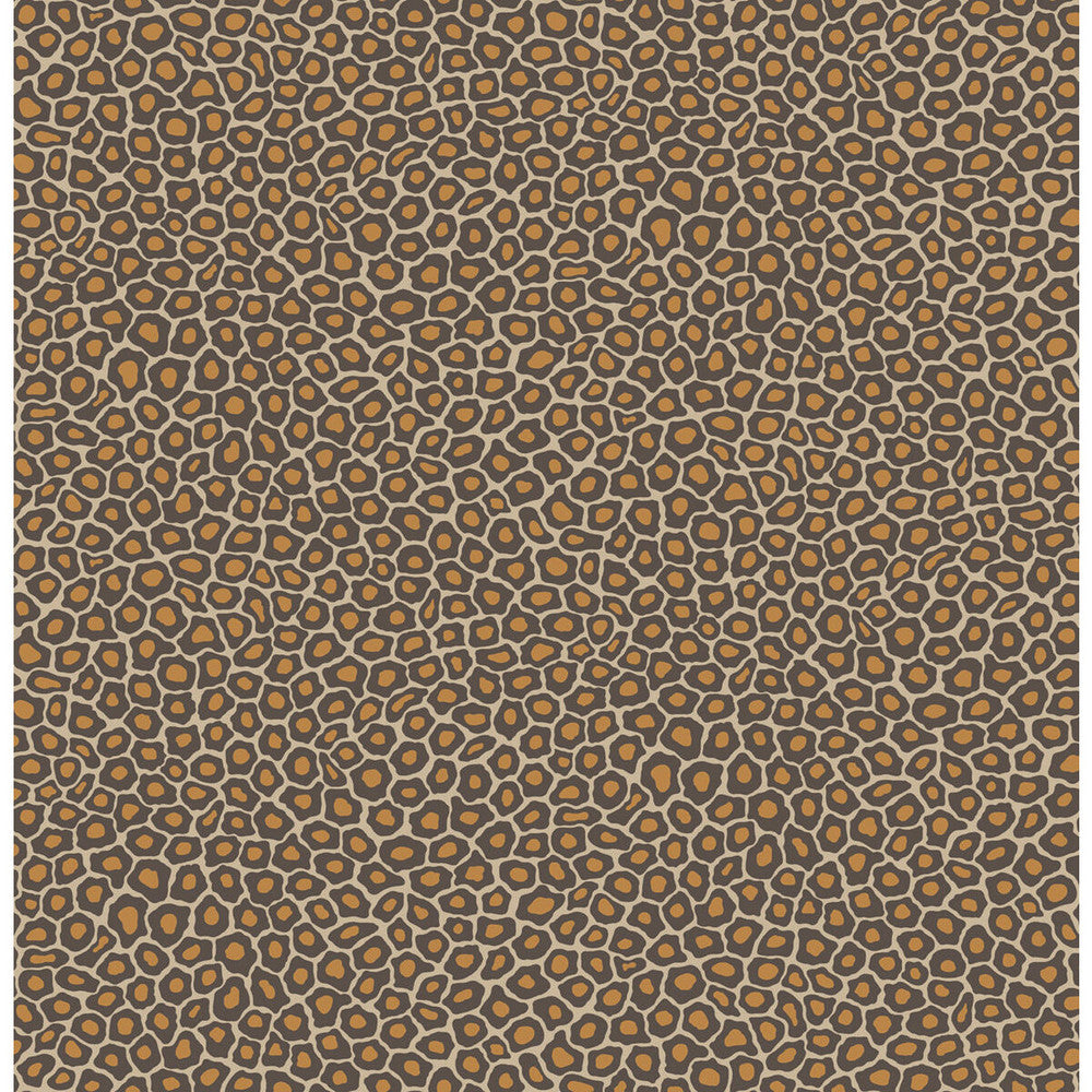 Senzo Spot Brown & Gold by Cole & Son Designer Wallcovering COLE & SON ARDMORE PAPER - 100% United Kingdom - Horizontal: - and Vertical: 10.4 20.5 - Swanky Fabrics -