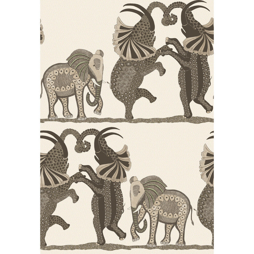 Safari Dance Neutral & Charcoal by Cole & Son Wallcovering Cole & Son Wallcovering Safari Dance Neutral & CharcoalWallcovering COLE & SON ARDMORE PAPER - 100% United Kingdom </p><p>Repeat: H: , V: 30 20.5 - Fabric Carolina -