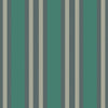 Cole & Son Wallpaper Polo Stripe Teal/Gilver