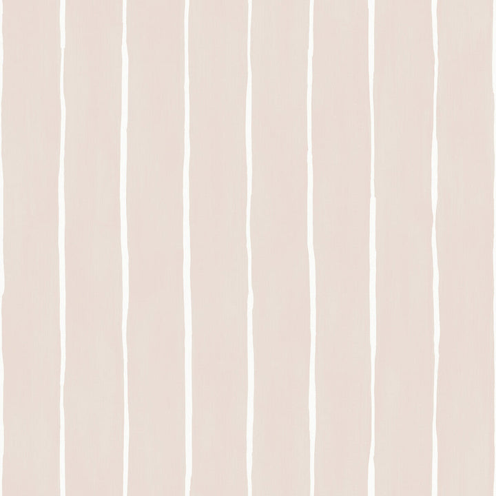 Marquee Stripe Soft Pink by Cole & Son Designer Wallcovering COLE & SON MARQUEE STRIPES PAPER - 100% United Kingdom Horizontal: 20.5 and Vertical: 0 20.5 - Swanky Fabrics -