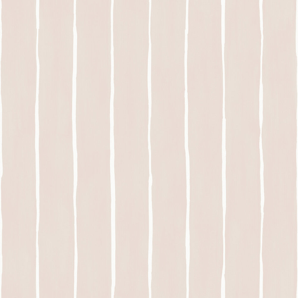 Marquee Stripe Soft Pink by Cole & Son Designer Wallcovering COLE & SON MARQUEE STRIPES PAPER - 100% United Kingdom - Horizontal: 20.5 and Vertical: 0 20.5 - Swanky Fabrics -