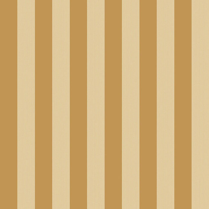Regatta Stripe Gold + Sand by Cole & Son Designer Wallcovering COLE & SON MARQUEE STRIPES PAPER - 100% United Kingdom Horizontal: 20.5 and Vertical: 0 20.5 - Swanky Fabrics -