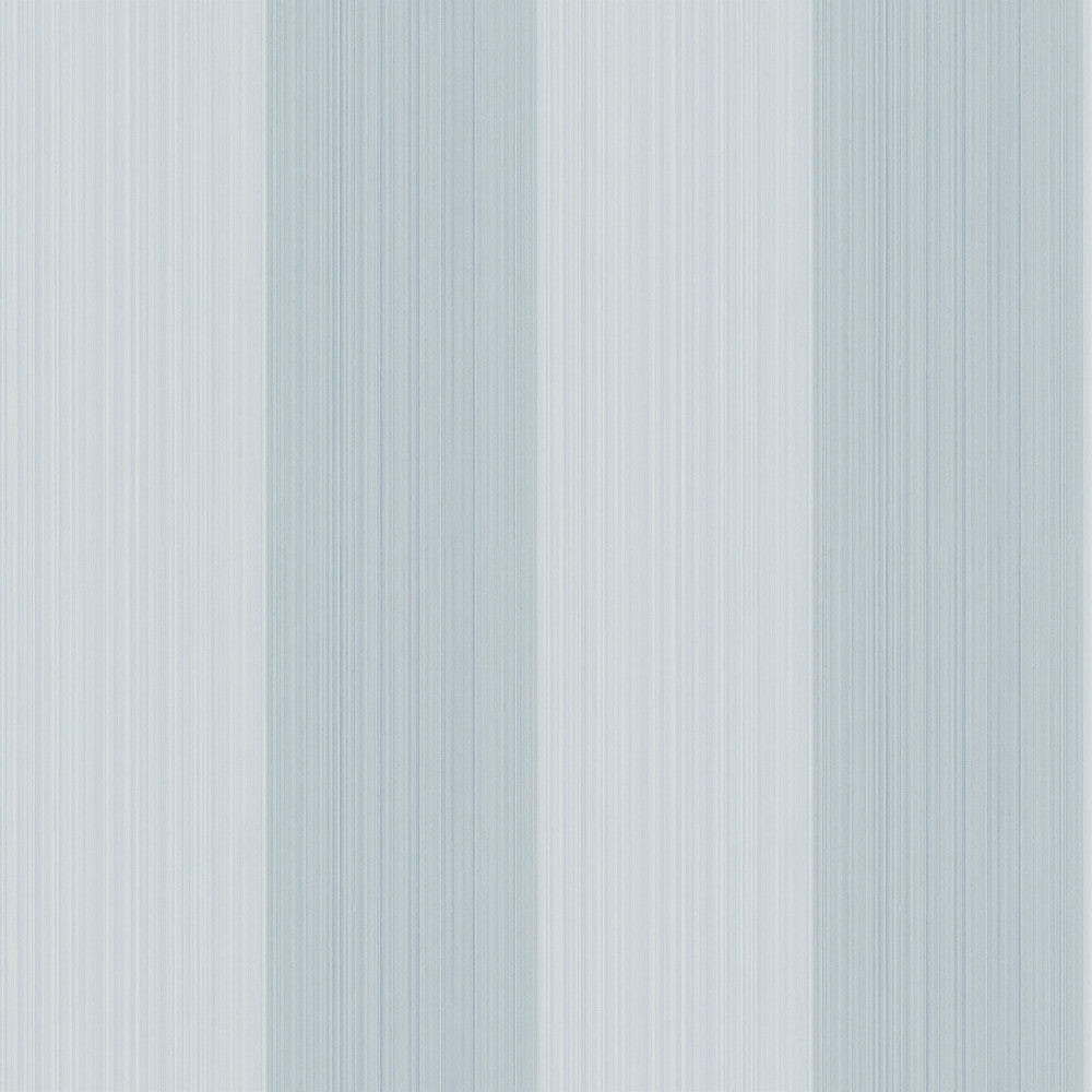 Jaspe Stripe Pale Blue by Cole & Son Designer Wallcovering COLE & SON MARQUEE STRIPES PAPER - 100% United Kingdom Horizontal: 20.5 and Vertical: 0 20.5 - Swanky Fabrics -