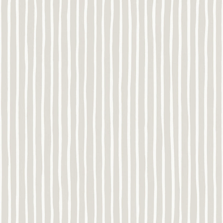 Croquet Stripe Parchment by Cole & Son Designer Wallcovering COLE & SON MARQUEE STRIPES PAPER - 100% United Kingdom Horizontal: 20.5 and Vertical: 0 20.5 - Swanky Fabrics -