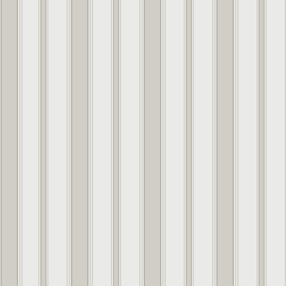 Cambridge Stripe Stone+White by Cole & Son Designer Wallcovering COLE & SON MARQUEE STRIPES PAPER - 100% United Kingdom - Horizontal: 21 and Vertical: - 21 - Swanky Fabrics -