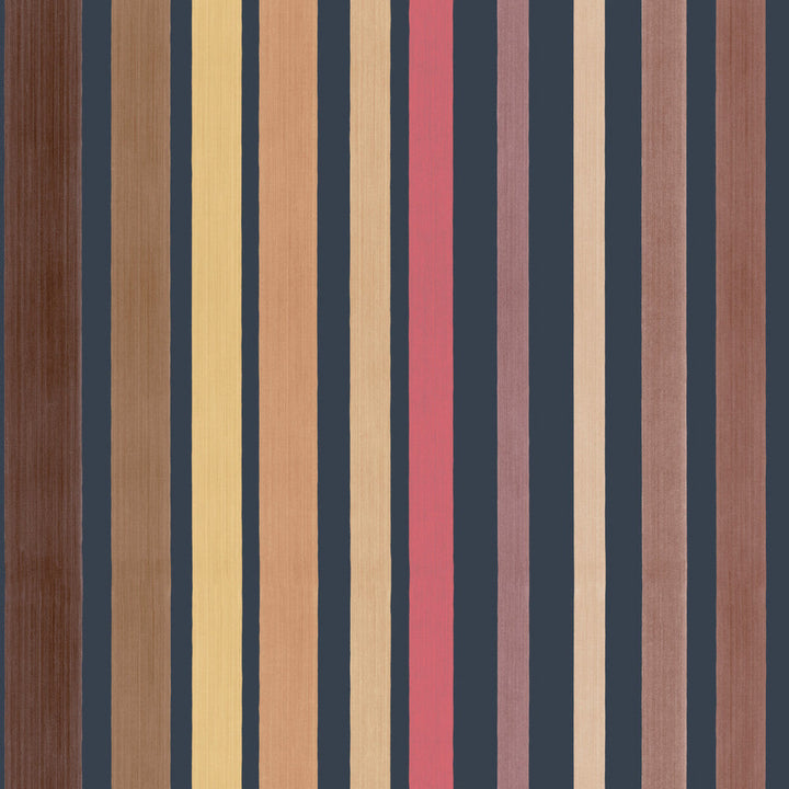 Carousel Stripe Pink by Cole & Son Designer Wallcovering COLE & SON MARQUEE STRIPES PAPER - 100% United Kingdom Horizontal: 20.5 and Vertical: 20.5 - Swanky Fabrics -
