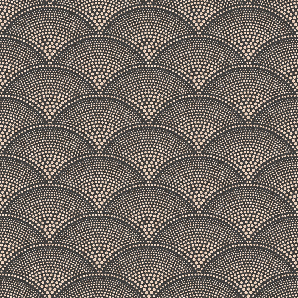 Feather Fan Charcoal/Bronze by Cole & Son Designer Wallcovering COLE & SON ICONS PAPER - 100% United Kingdom - Horizontal: - and Vertical: 4.2 21 - Swanky Fabrics -