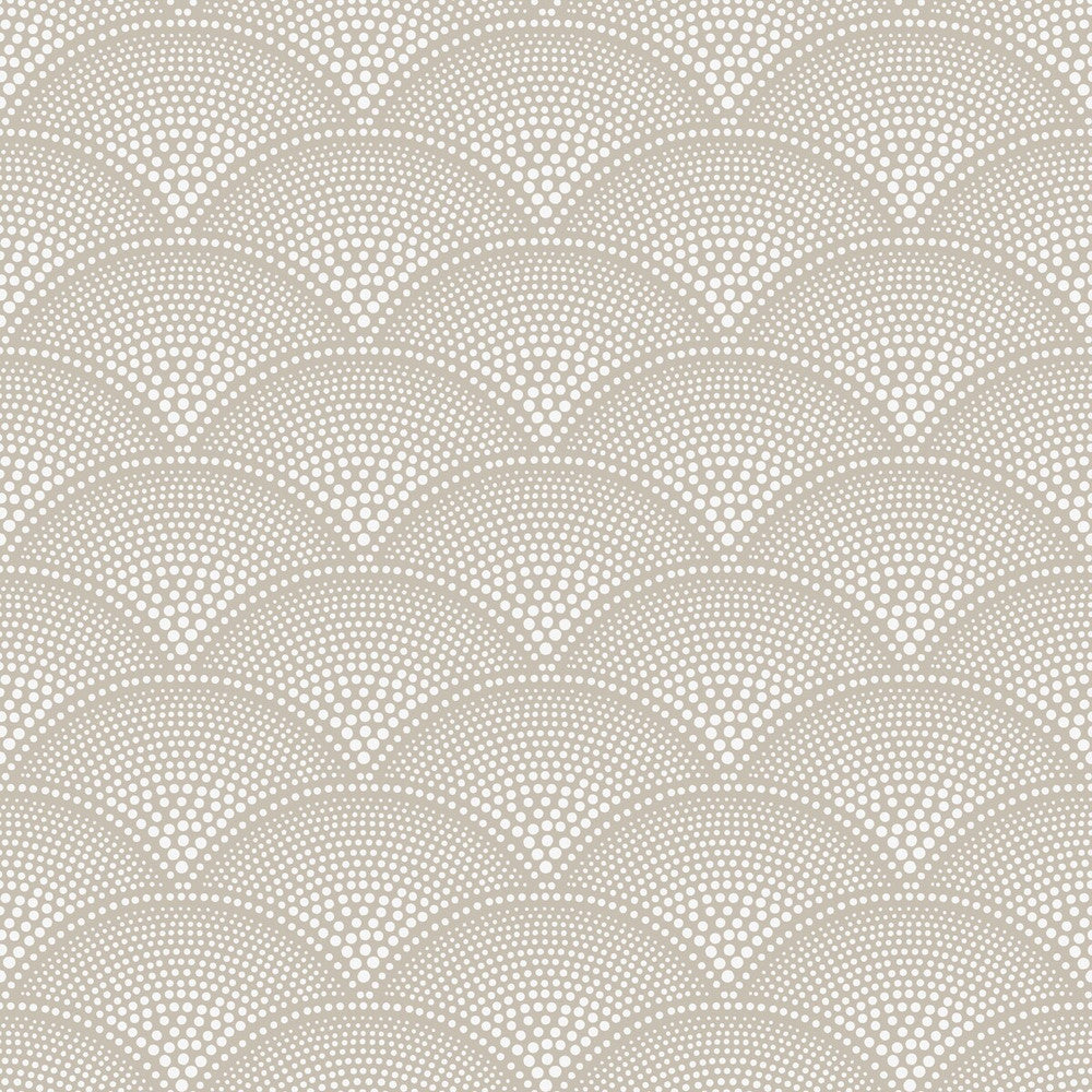 Feather Fan Taupe by Cole & Son Designer Wallcovering COLE & SON ICONS PAPER - 100% United Kingdom - Horizontal: - and Vertical: 4.2 21 - Swanky Fabrics -