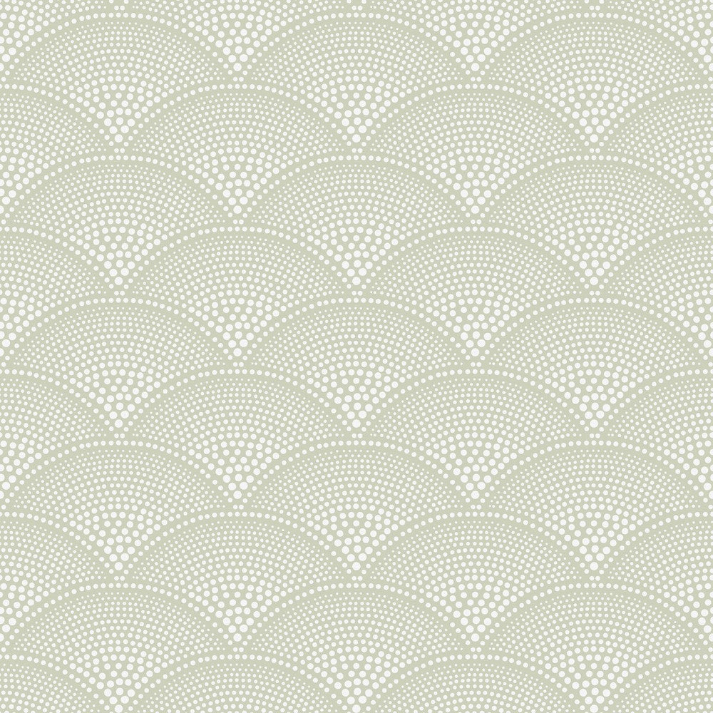 Feather Fan Old Olive by Cole & Son Designer Wallcovering COLE & SON ICONS PAPER - 100% United Kingdom - Horizontal: - and Vertical: 4.2 21 - Swanky Fabrics -