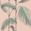 Cole & Son Wallpaper Palm Leaves Plaster Pink/Mint