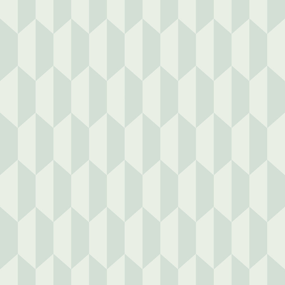 Petite Tile Fresh Duck Egg by Cole & Son Designer Wallcovering COLE & SON ICONS PAPER - 100% United Kingdom - Horizontal: - and Vertical: 6.9 21 - Swanky Fabrics -