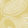 Cole & Son Wallpaper Rajapur Flock Yellow/White