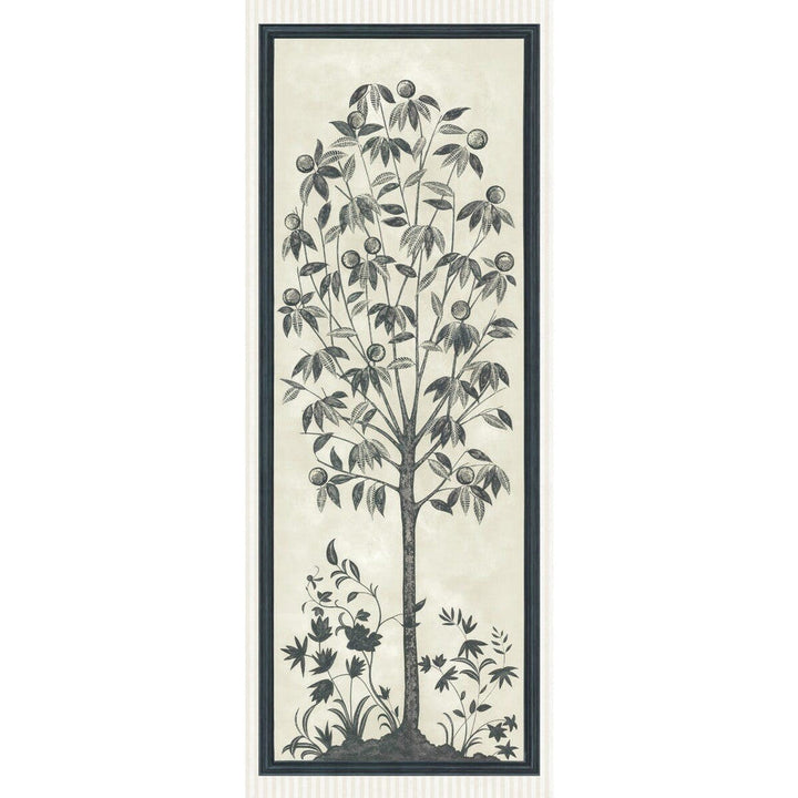 Trees Of Eden/Life Charcoal & Parchment by Cole & Son Designer Wallcovering COLE & SON MARTYN LAWRENCE BULLARD PAPER - 100% United Kingdom Horizontal: and Vertical: 27.5 - Swanky Fabrics -