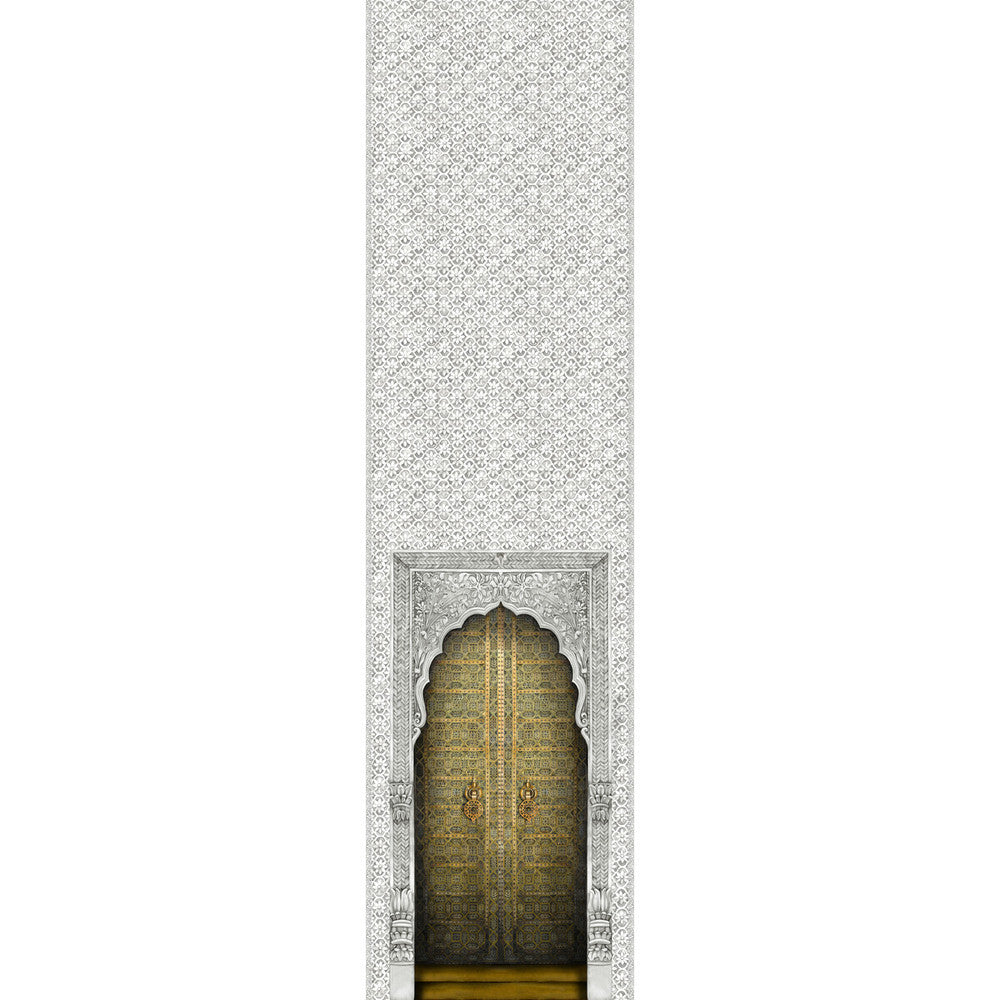 Bahia Gold & Stone by Cole & Son Designer Wallcovering COLE & SON MARTYN LAWRENCE BULLARD PAPER - 100% United Kingdom Horizontal: 54 and Vertical: 200.8 54 - Swanky Fabrics -
