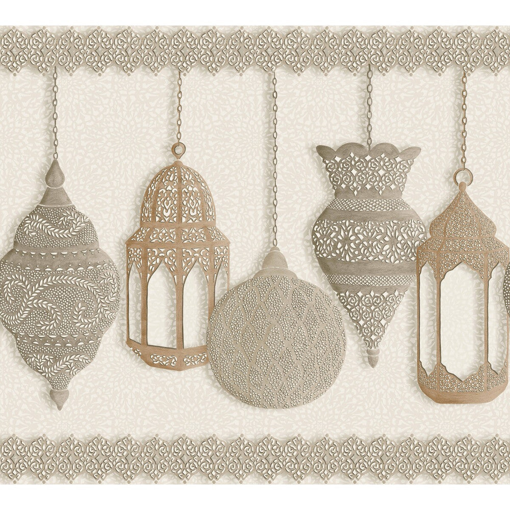 Fez Gilver & Parchment by Cole & Son Designer Wallcovering COLE & SON MARTYN LAWRENCE BULLARD PAPER - 100% United Kingdom - Horizontal: 30 and Vertical: - 27 - Swanky Fabrics -