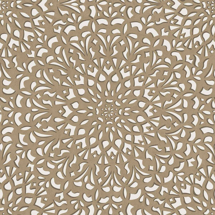 Medina Gilver & Parchment by Cole & Son Designer Wallcovering COLE & SON MARTYN LAWRENCE BULLARD PAPER - 100% United Kingdom Horizontal: and Vertical: 20.9 20.9 - Swanky Fabrics -