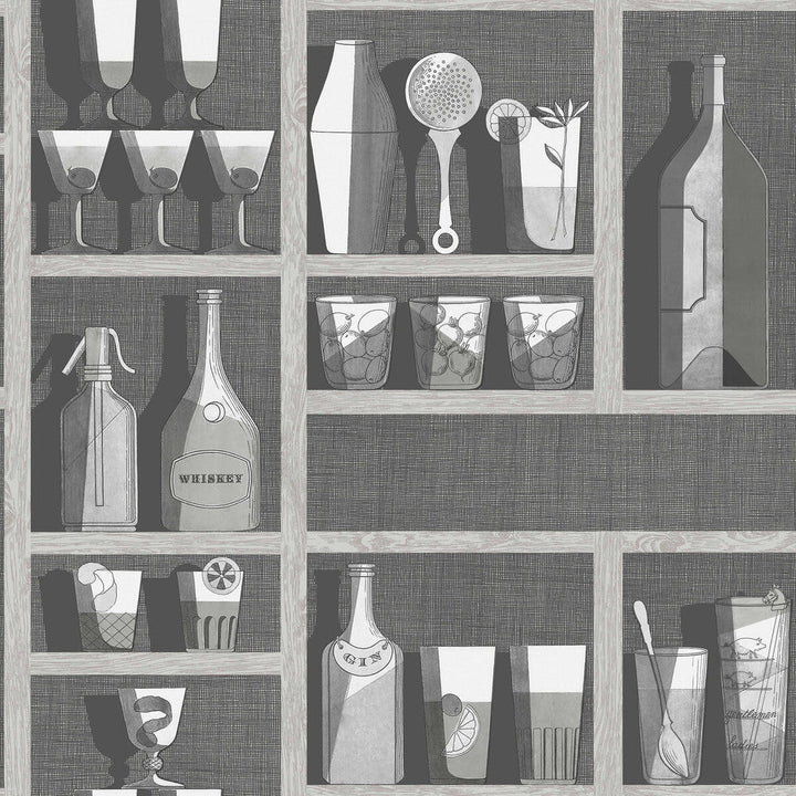 Cocktails Soot/Snow by Cole & Son Wallcovering Cole & Son Wallcovering Cocktails Soot/SnowWallcovering COLE & SON FORNASETTI SENZA TEMPO PAPER - 100% United Kingdom </p><p>Repeat: H: 27, V: 27 27 - Fabric Carolina -
