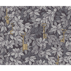 Cole & Son Wallpaper Chiavi Segrete Sblue/Grey