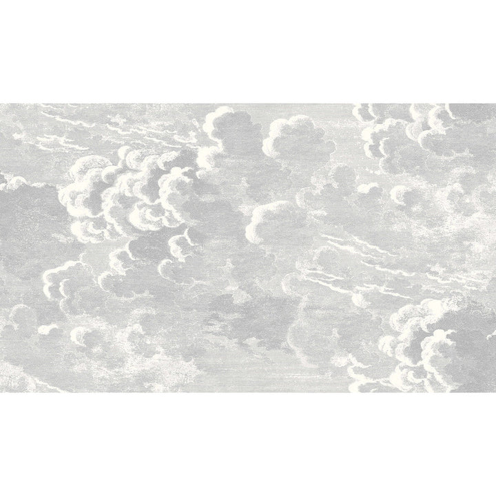Nuvolette Soot/Snow by Cole & Son Designer Wallcovering COLE & SON FORNASETTI SENZA TEMPO PAPER - 100% United Kingdom - Horizontal: 54 and Vertical: 31.5 54 - Swanky Fabrics -