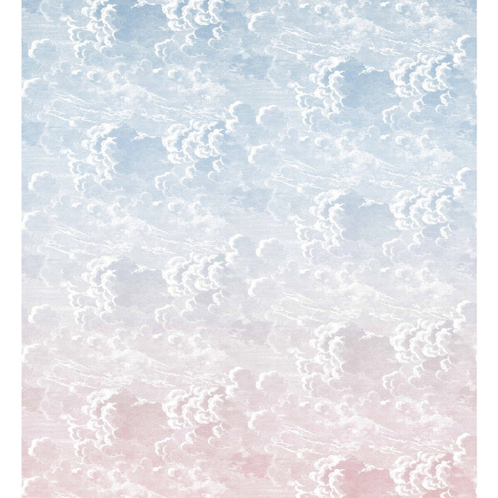 Nuvole Al Tramonto Dusk/Pink by Cole & Son Designer Wallcovering COLE & SON FORNASETTI PAPER - 100% United Kingdom Horizontal: 108 and Vertical: 118 108 - Swanky Fabrics -