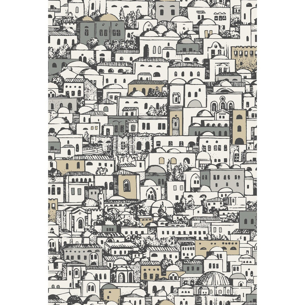 Mediterranea White & Metallic by Cole & Son Wallcovering Cole & Son Wallcovering Mediterranea White & MetallicWallcovering COLE & SON FORNASETTI PAPER - 100% United Kingdom </p><p>Repeat: H: , V: 30 20.5 - Fabric Carolina -