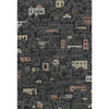 Cole & Son Wallpaper Mediterranea Charcoal & Metallic