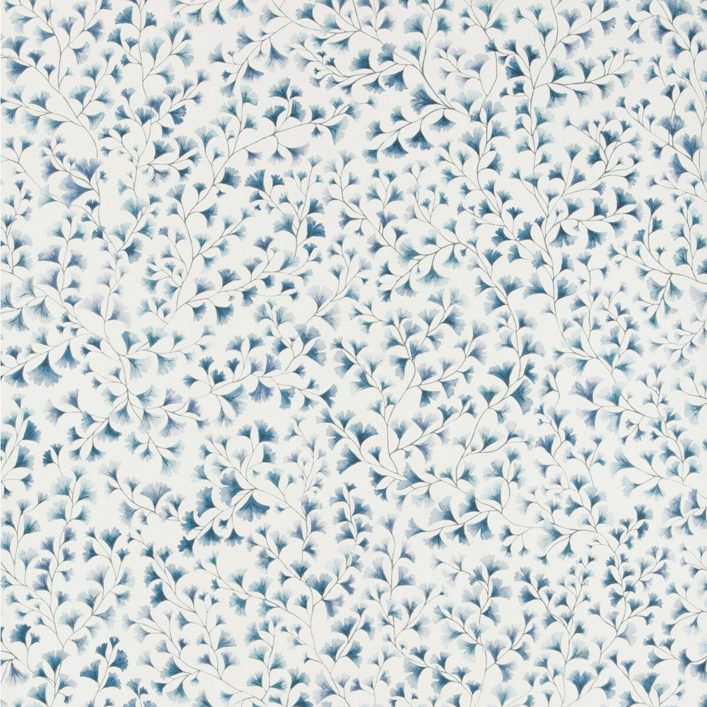 Maidenhair China Blue by Cole & Son Designer Wallcovering COLE & SON BOTANICAL BOTANICA PAPER - 100% United Kingdom Horizontal: and Vertical: 20.5 20.5 - Swanky Fabrics -