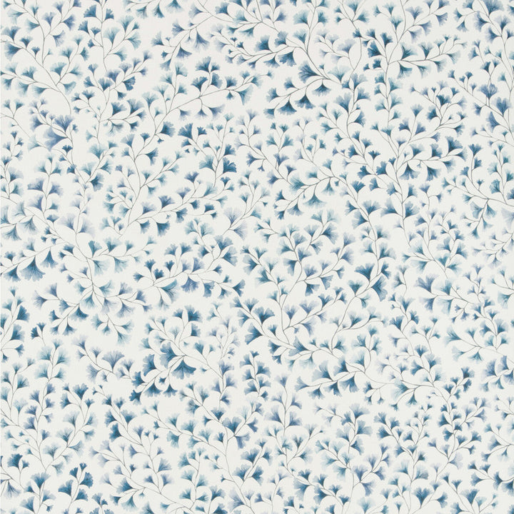 Maidenhair China Blue by Cole & Son Designer Wallcovering COLE & SON BOTANICAL BOTANICA PAPER - 100% United Kingdom Horizontal: and Vertical: 20.5 20.5 - Swanky Fabrics -