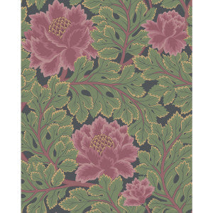 Cole & Son Wallpaper Aurora Rose/Forest/Char