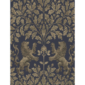 Cole & Son Wallpaper Boscobel Oak M Gilver/Ink