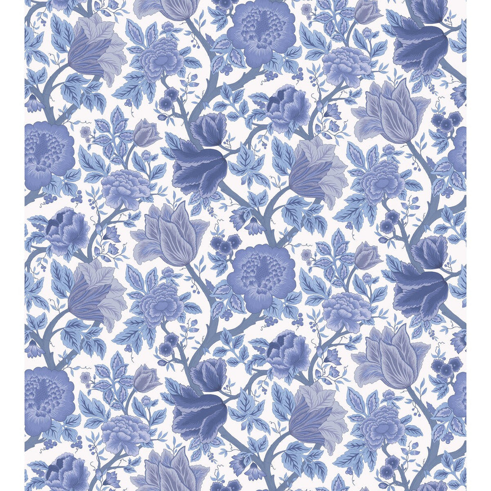Midsummer Bloom Hyacinth by Cole & Son Designer Wallcovering COLE & SON PEARWOOD PAPER - 100% United Kingdom Horizontal: 27 and Vertical: 30 27 - Swanky Fabrics -