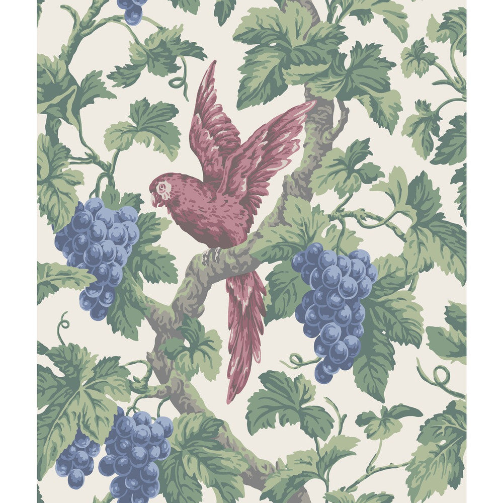 Woodvale Orchard Rose/Par by Cole & Son Designer Wallcovering COLE & SON PEARWOOD PAPER - 100% United Kingdom Horizontal: 20.5 and Vertical: 24 20.5 - Swanky Fabrics -