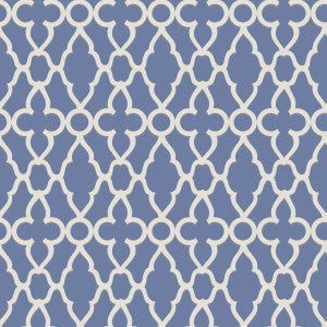 Cole & Son Wallpaper Treillage White/Hyacinth