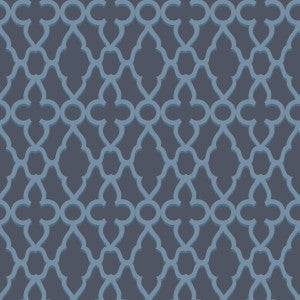 Cole & Son Wallpaper Treillage Cerulean/Midnig