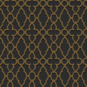 Cole & Son Wallpaper Treillage M Bronze/Char