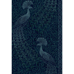 Cole & Son Wallpaper Pavo Parade M Petrol/Ink