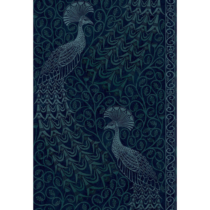 Pavo Parade M Petrol/Ink by Cole & Son Wallcovering Cole & Son Wallcovering Pavo Parade M Petrol/InkWallcovering COLE & SON PEARWOOD PAPER - 100% United Kingdom </p><p>Repeat: H: 20.5, V: 30 20.5 - Fabric Carolina -