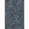 Cole & Son Wallpaper Pavo Parade Msilver/Denim