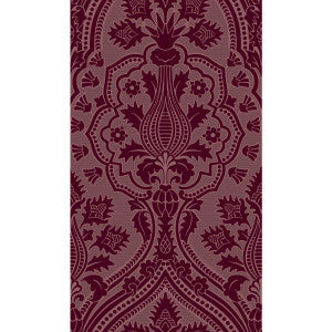 Cole & Son Wallpaper Pugin Palace Flock Claret